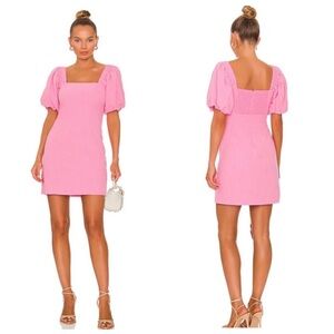 SNDYS Bubblegum Pink Dress Linen
